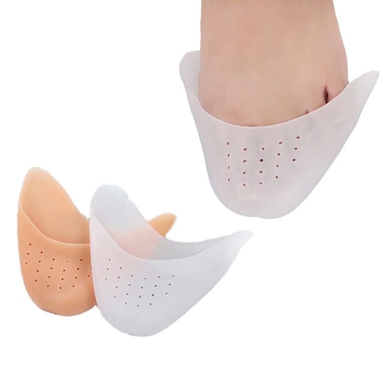 1 Cặp Miếng Đệm Ngón Chân Bằng Silicon Mềm Cho Múa Ba Lê