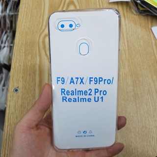 Ốp lưng Oppo  F9 ốp dẻo trong suốt