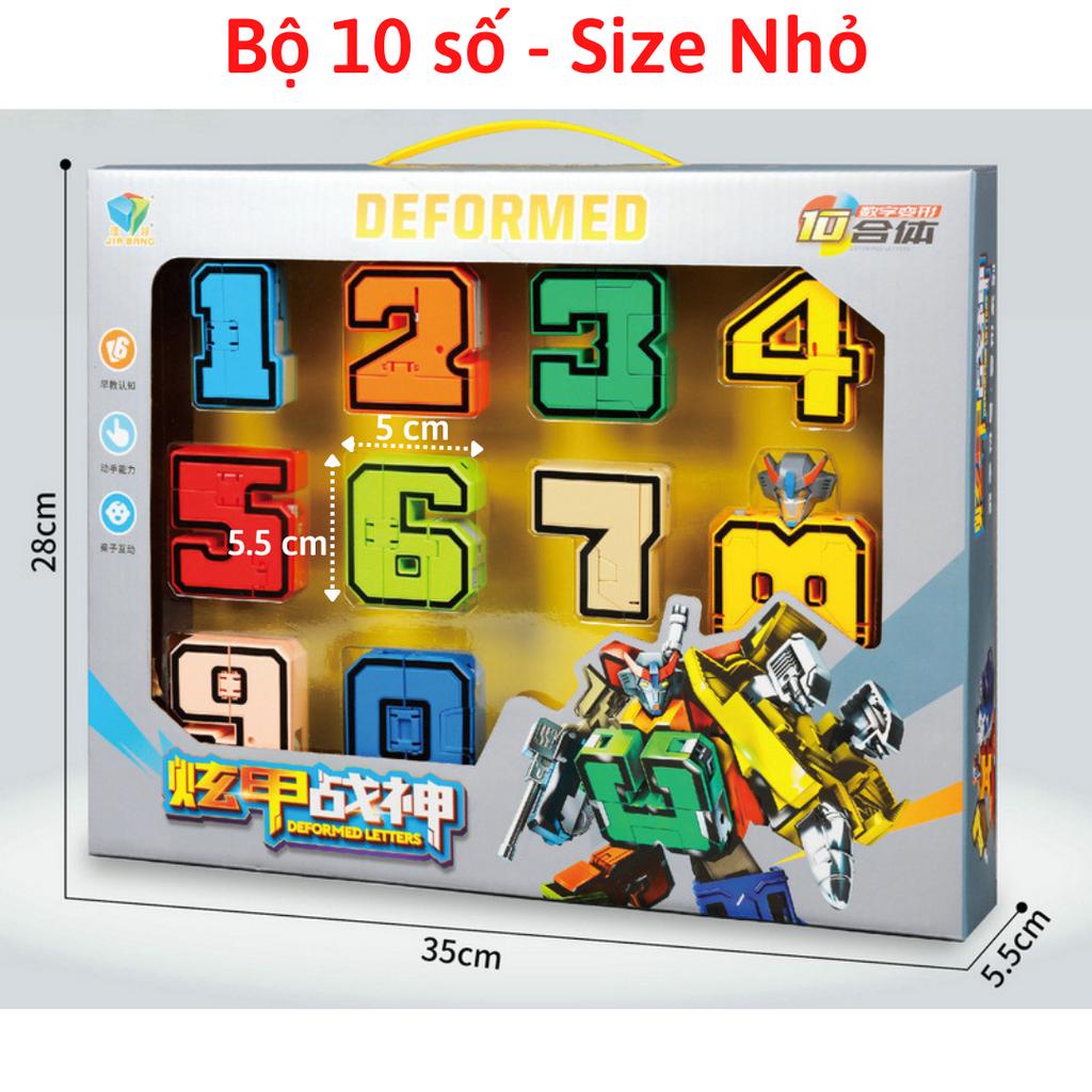 Đồ Chơi Lắp Ráp Robot Biến Hình Từ Các Con Số 0 - 9 Cho Bé Phát Triển Tư Duy - Đồ Chơi Sáng Tạo DiYo Kids