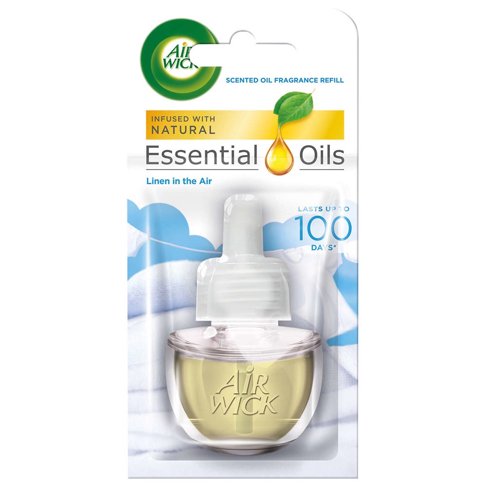 Chai tinh dầu cắm điện Airwick Refill AWK5122 Linen In The Air 19ml (Hương táo xanh)