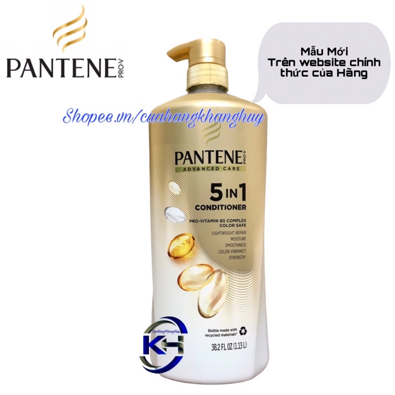 Dầu xả Pantene Pro-V Advanced Care 5in1 1,13 l của Mỹ (Mẫu Mới)