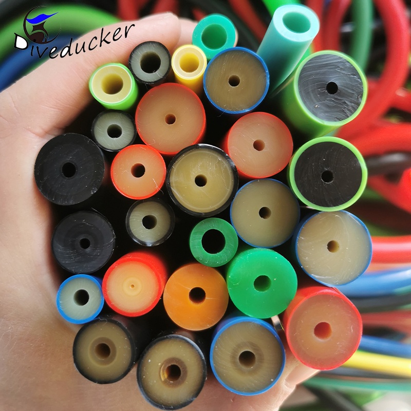 Ống dây cao su Speargun 1 mét 5mm * 8mm / 5mm * 10mm / 6mm * 10mm / 3mm * 10mm / 3mm * 12mm / 2.5mm 