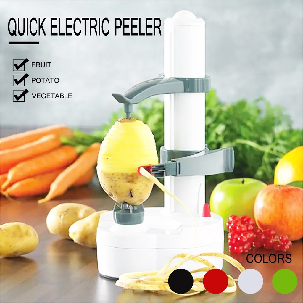 Máy Gọt Vỏ Trái Cây / Rau Củ Quả Tự Động Kèm 3 Lưỡi Dao Thay Thế