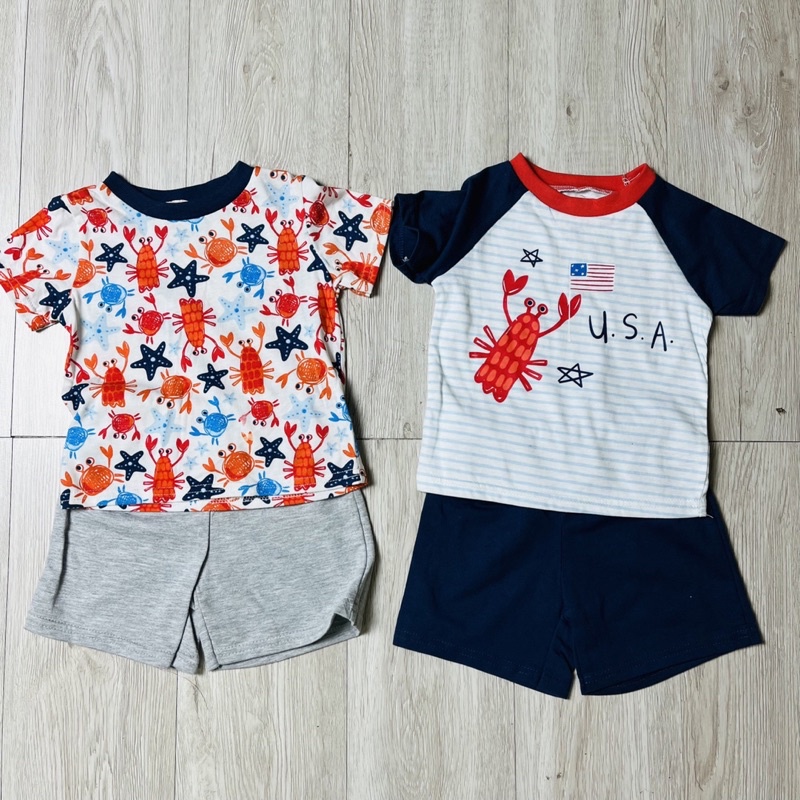 Set 2 bộ cộc đùi cho bé trai
