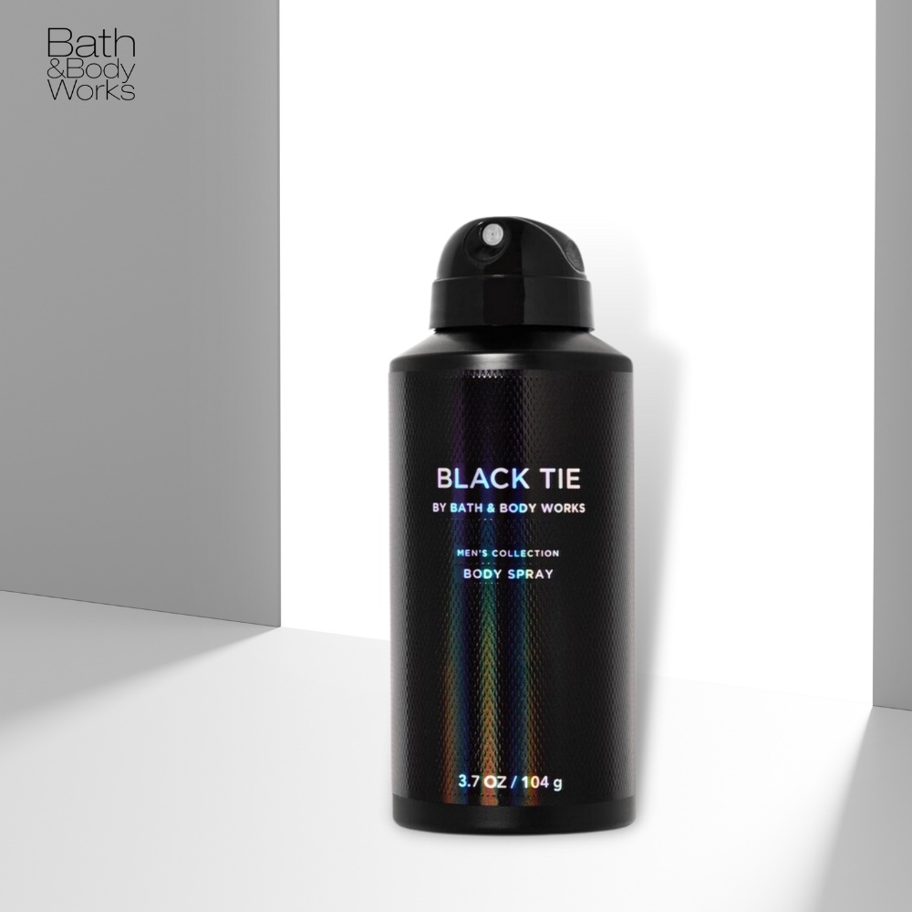 Xịt Thơm Toàn Thân Nam Bath & Body Works Black Tie -  Mùi Hương Sang Trọng Lịch Lãm Chai 104g