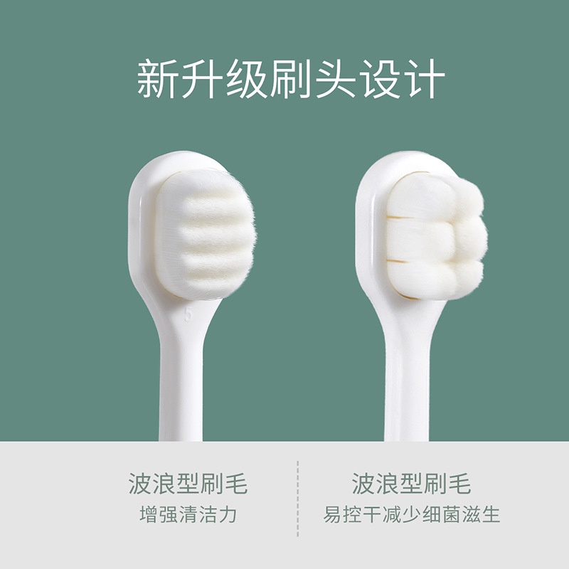 Bàn Chải Đánh Răng Mềm Mại 10000 Độ Dành Cho Bé 1-12 Tuổi