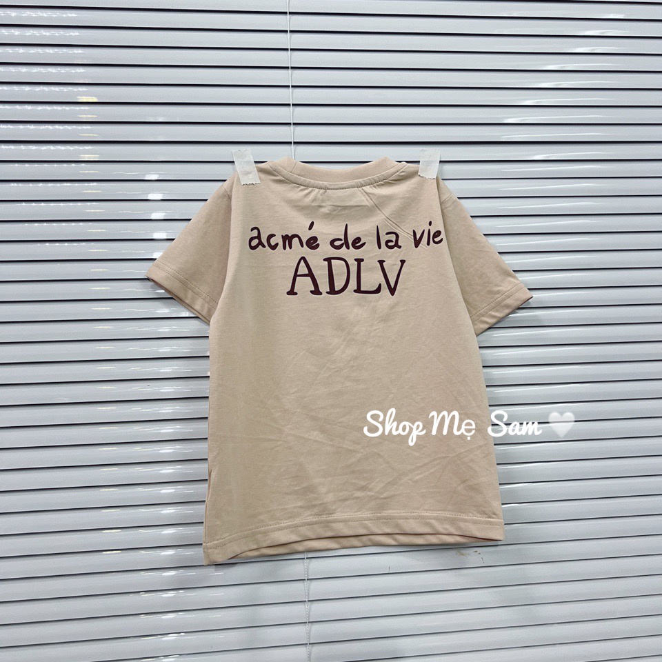 Áo thun tay lỡ Adlv basic new 2022 cho bé & gia đình, Samyy_vn