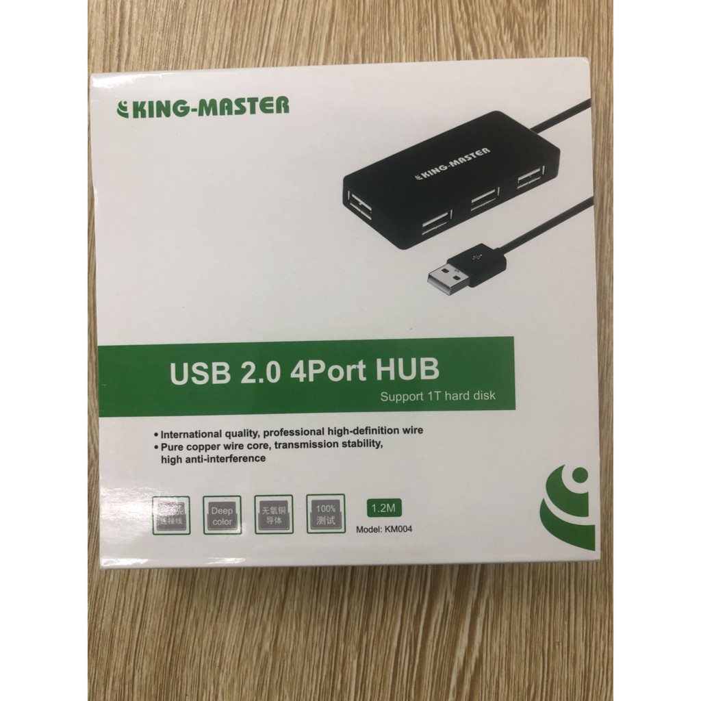 Hub USB 2.0 4 Port KINGMASTER KM004