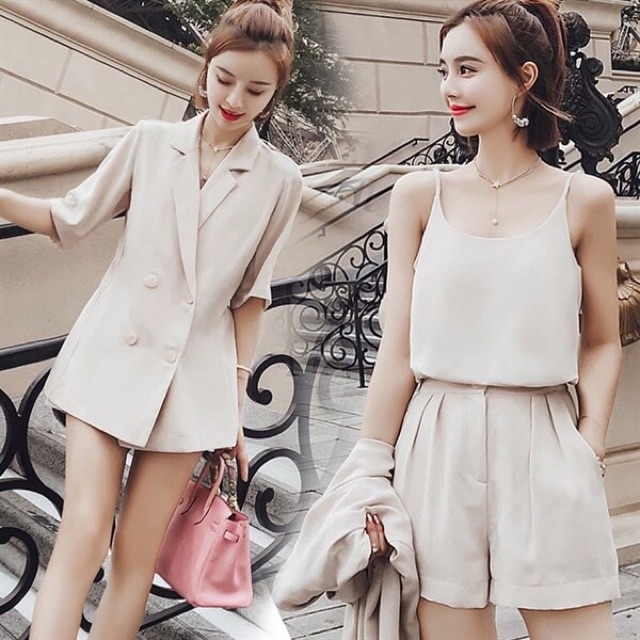 (Hàng Quảng Châu) SET VEST NỮ 3 CHI TIẾT | BigBuy360 - bigbuy360.vn