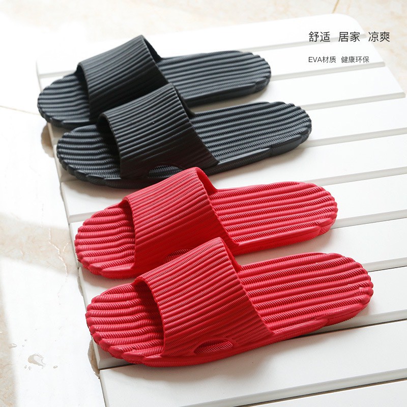 (5 Màu) Dép nữ Quai kẻ đi trong nhà văn phòng nhà tắm giá rẻ | BigBuy360 - bigbuy360.vn