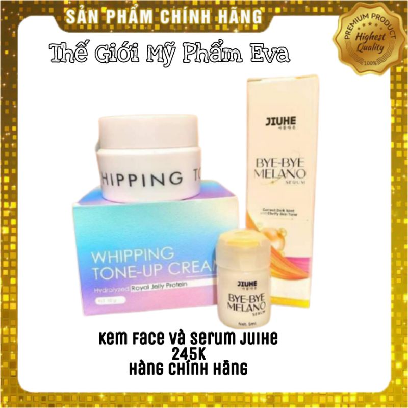 kem face và serum juihe
