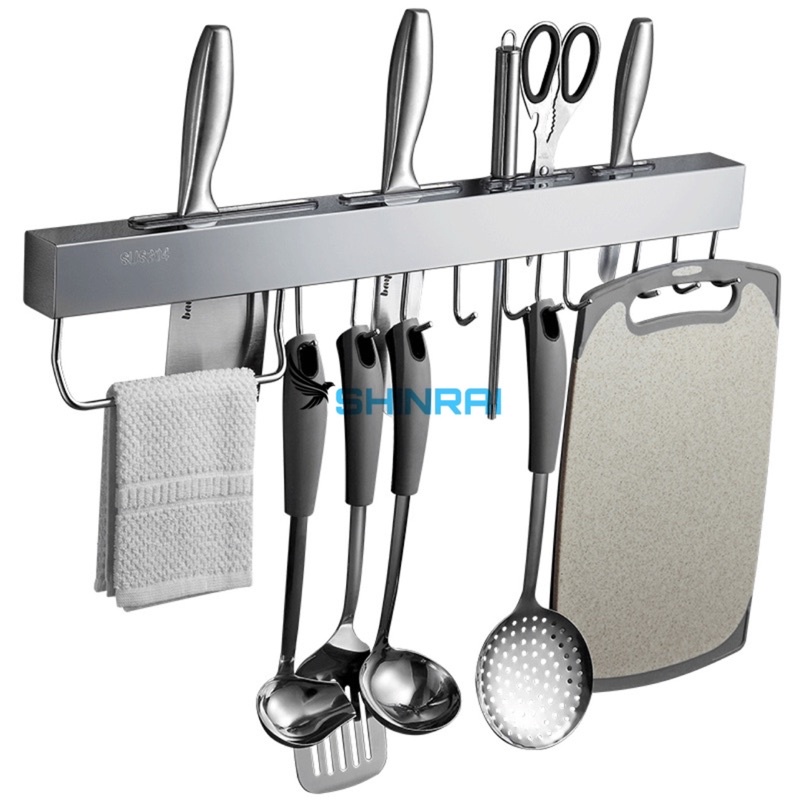 Giá Treo Dao, Kệ Treo Dao Đa năng INOX SUS304 Nhà Bếp Chính Hãng SHINRAI