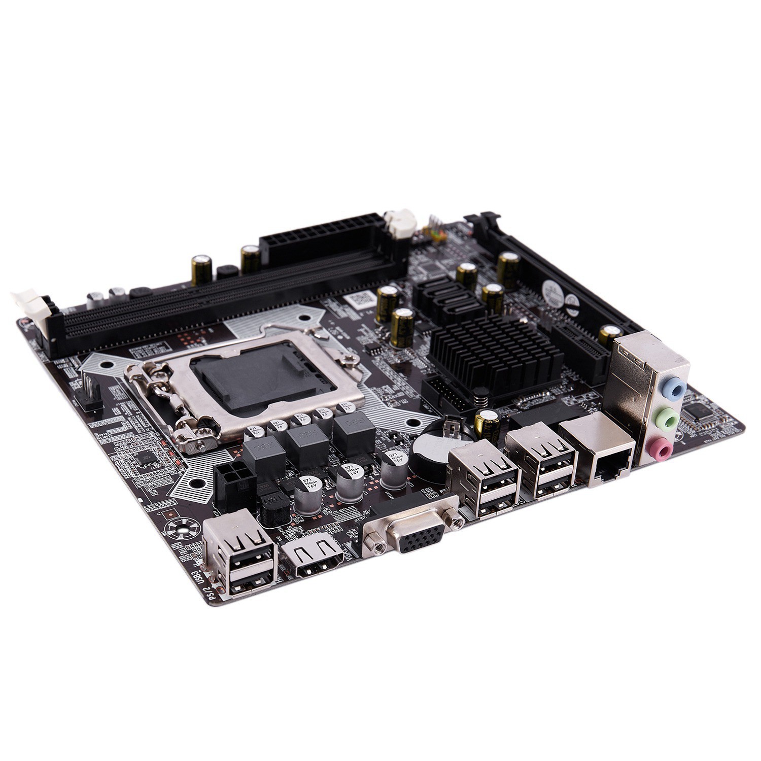 Bo mạch chủ dành cho máy tính H81 LGA 1150 Micro-ATX USB2.0 SATA2.0 2 kênh 32GB DDR3 1600 cho Intel