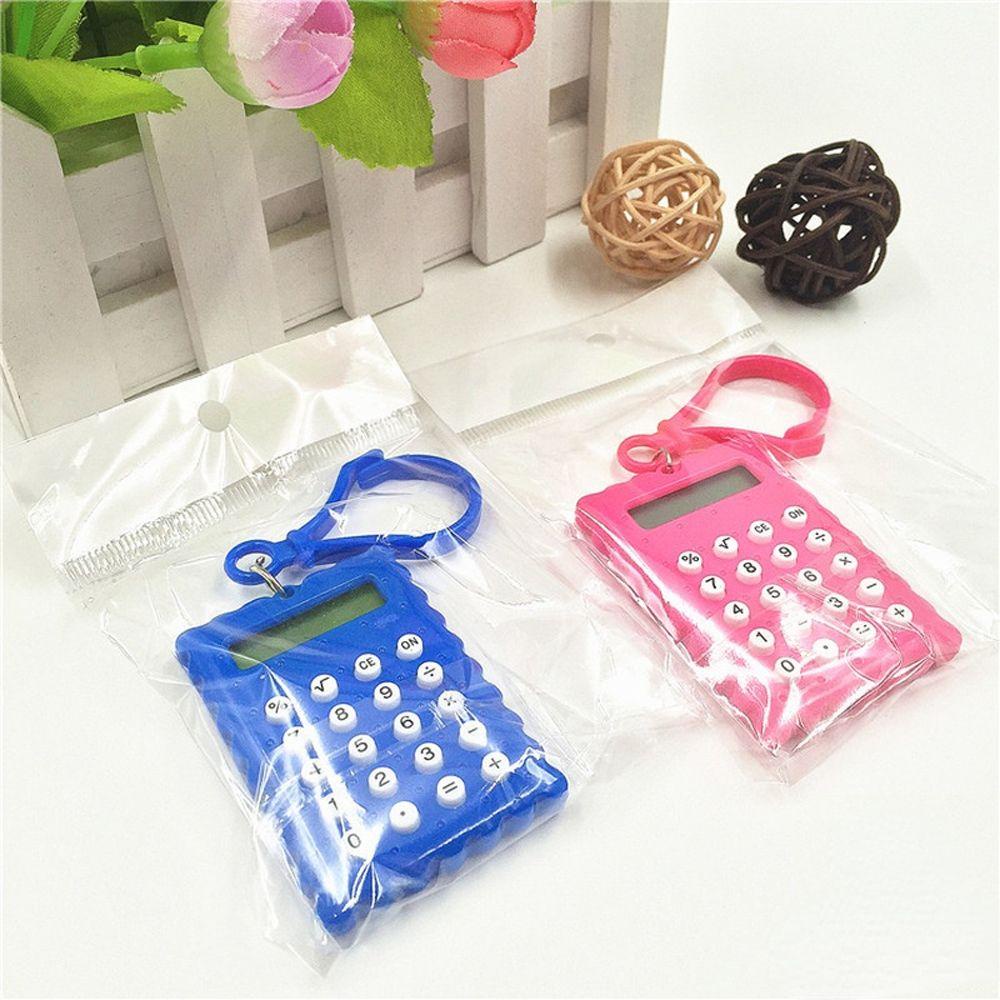 Máy Tính Điện Tử Mini Hình Bánh Quy Có Nút Bấm Sáng Tạo Cho Văn Phòng / Trường Học