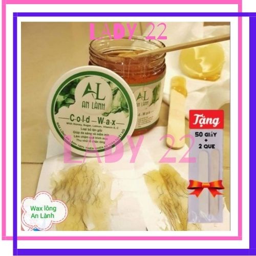 Wax Lông An Lành 350gr [Tặng Giấy+Que] Wax Lông Nách,Sáp Wax Lông,Kem Tẩy Lông Nách Chân Tay,Triệt Lông Nách