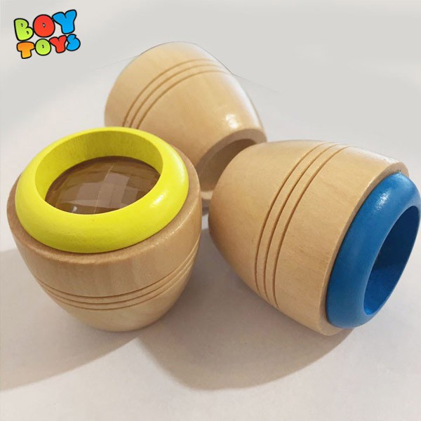 Đồ chơi kính vạn hoa chất liệu bằng gỗ để bé phát triển trí tưởng tượng
