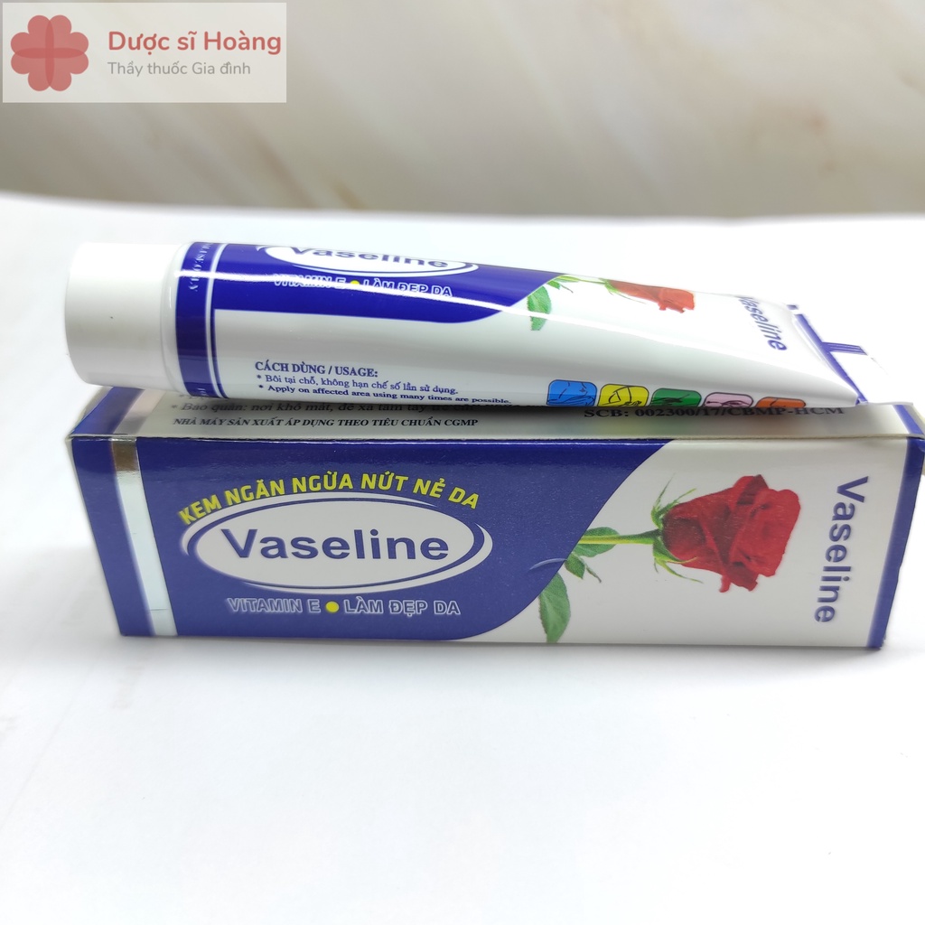 Kem Ngăn Ngừa Nứt Nẻ Na - Vaseline Hoa Hồng - Vaseline rose tuýp 10g Bổ Sung Vitamin E Làm Đẹp Da | BigBuy360 - bigbuy360.vn