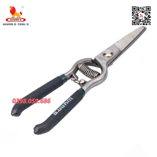 Kéo Cắt Cành, Kéo Cắt Cành Đa Năng Cắt Tỉa Hoa Quả Đầu Thẳng Lưỡi Dài, Cắt Tỉa Cây Cảnh W815 200mm Wynn's Tools