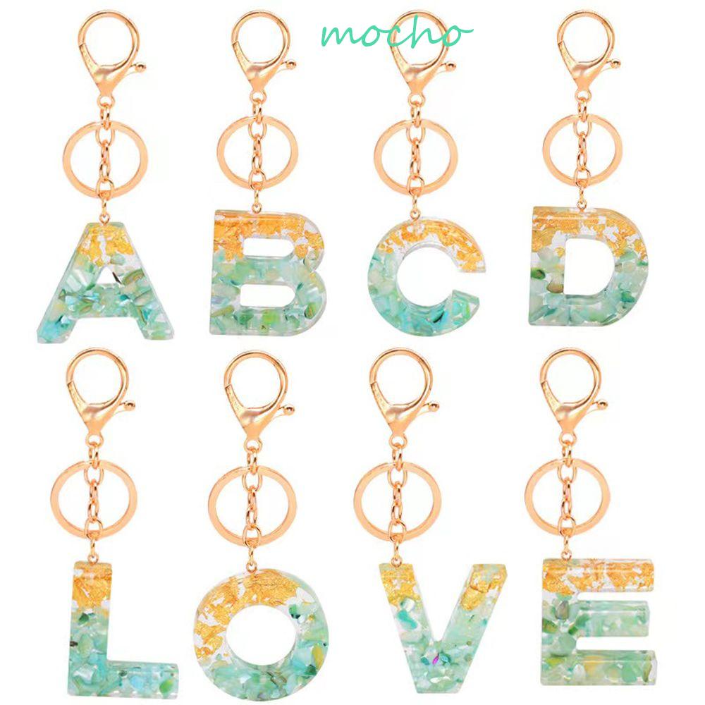 Set 26 Móc Khóa Hình 26 Chữ Cái Đính Kim Sa Nhiều Màu Sắc Thời Trang