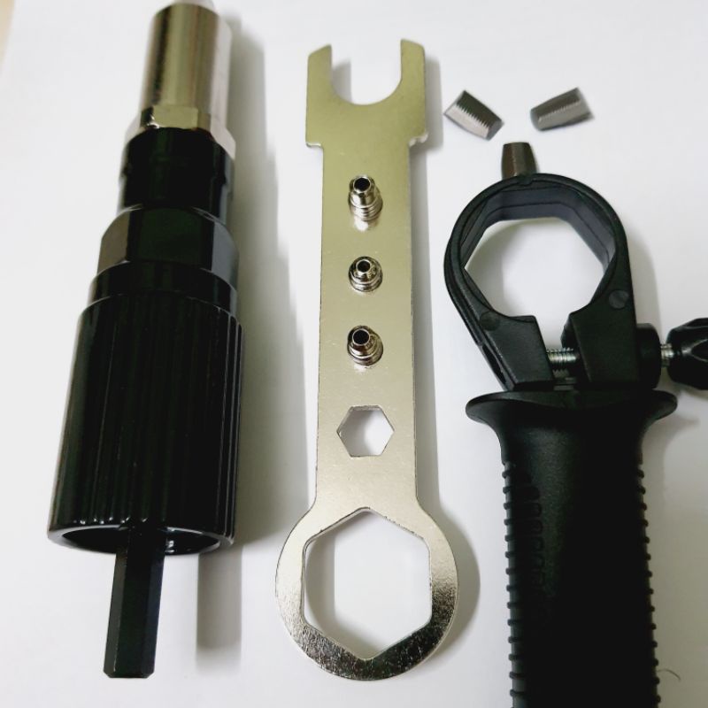 Đầu bắn đinh rút, đầu bắn tán 2,3,4,5mm thân nhôm, đầu thép