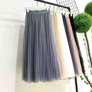 Chân váy voan dài 3 lớp hàng quảng châu cao cấp không bán hàng rẻ