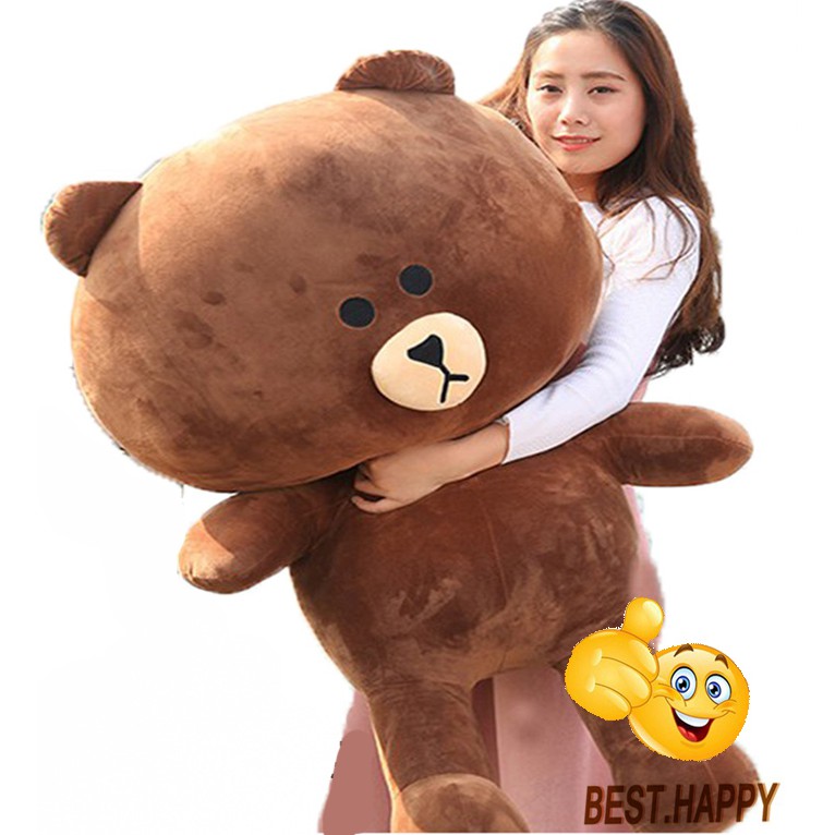 Gấu brown khổ vải 1m2