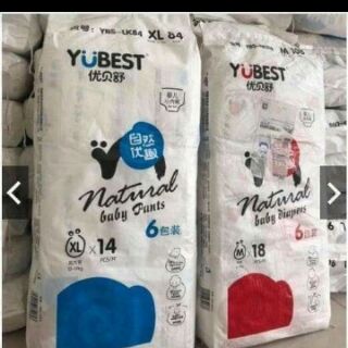 BỈM YUBEST ANGEL/ NATURAL ( DÁN/QUẦN) CHUẨN NỘI ĐỊA TRUNG QUỐC, ĐỦ SIZE S132/S90/M108