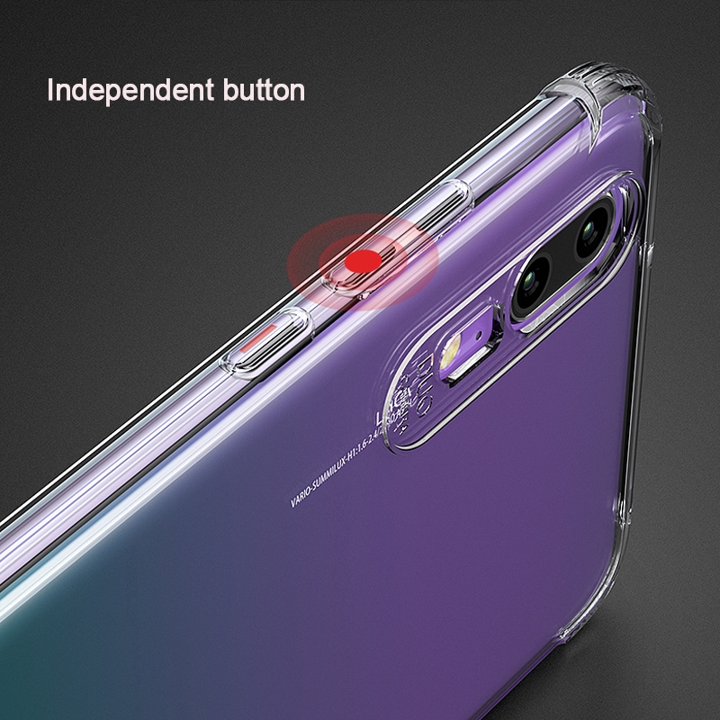 Ốp điện thoại chống va đập trong suốt thích hợp cho Huawei P10 P20 P30 Pro / Lite Nova 5 5i Pro 4 4e 3 3e 3i Mate 30