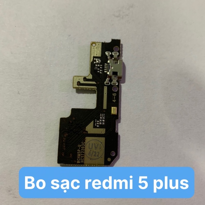 Cụm đuôi sạc, bo sạc, chân sạc, micro Xiaomi Redmi 5 Plus zin hãng