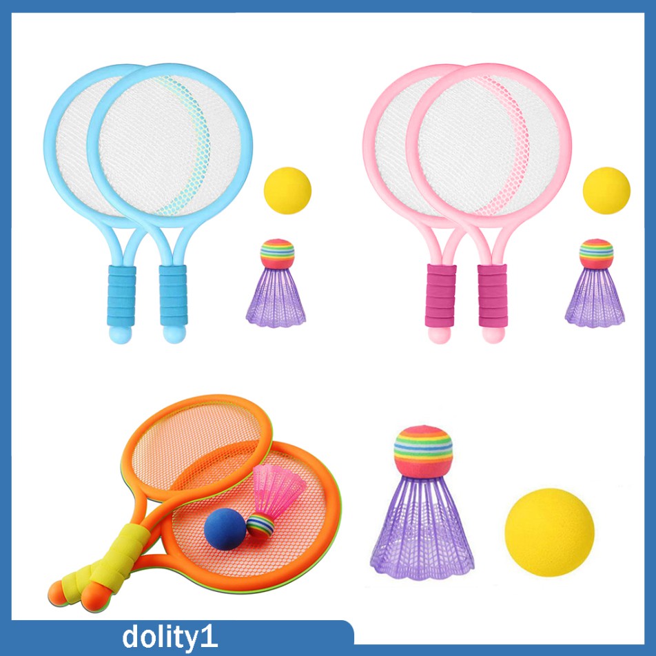 Bộ Vợt Cầu Lông Bóng Tennis Đồ Chơi Ngoài Trời Cho Trẻ Em