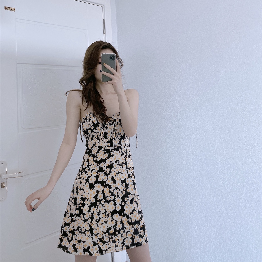 NRVP 2021 NEW ARRIVAL ready stock french style dress Floral skirt women fashion clothes
