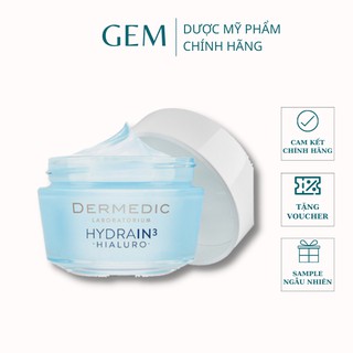 Kem dưỡng ẩm đêm cho da khô Dermedic Hydrain Ultra-hydrating Cream-gel