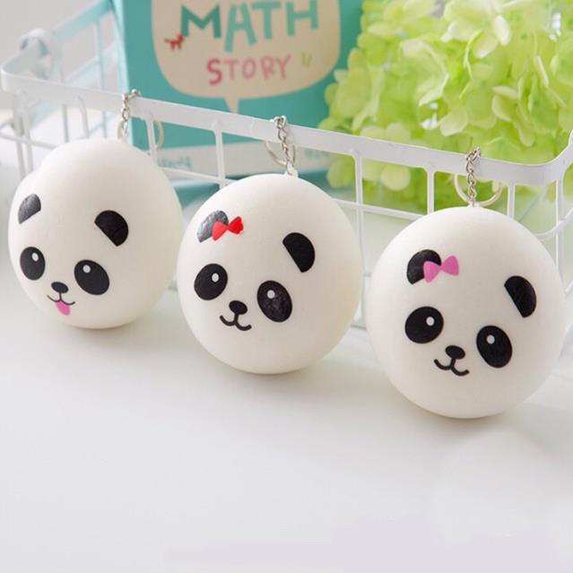 Móc khoá bánh bao Squishy