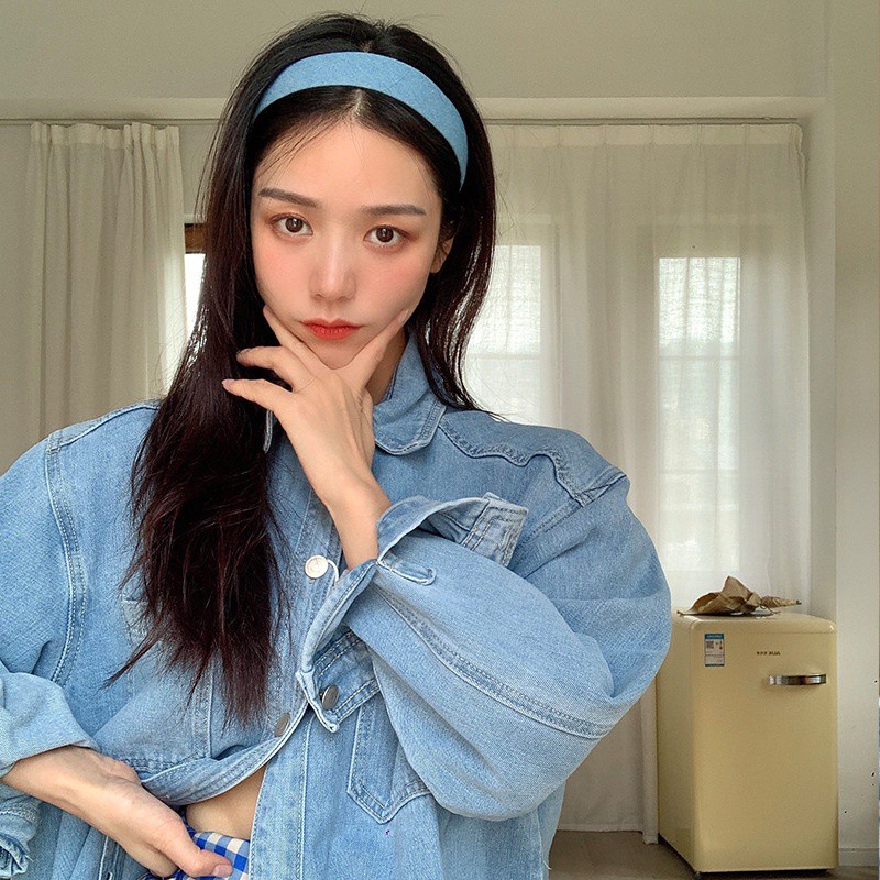 Băng Đô Cài Tóc Họa Tiết Kẻ Sọc Màu Sắc Cổ Điển Thời Trang Mùa Hè Cho Nữ