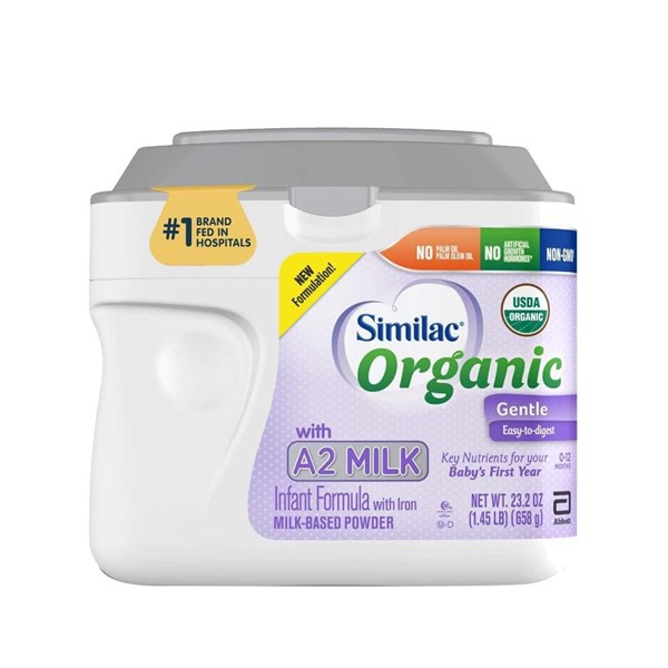 sale Mẫu mới Sữa Bột Similac Organic with A2 Milk 658g Mỹ