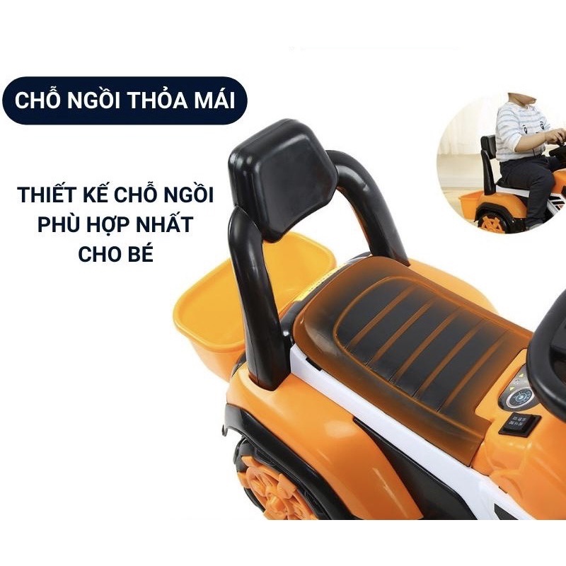Xe cần cẩu điện GAT loại to- sử dụng bình ác quy tiến - lùi, có đèn