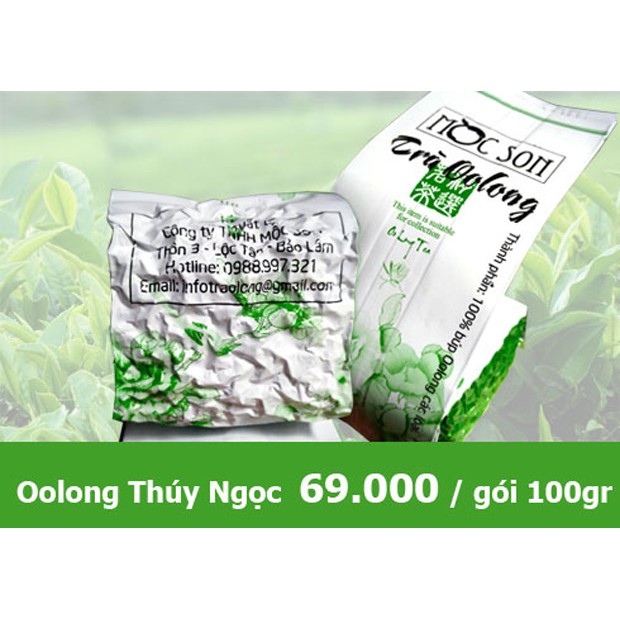 100g Trà Oolong Thúy Ngọc cao cấp Mộc Sơn