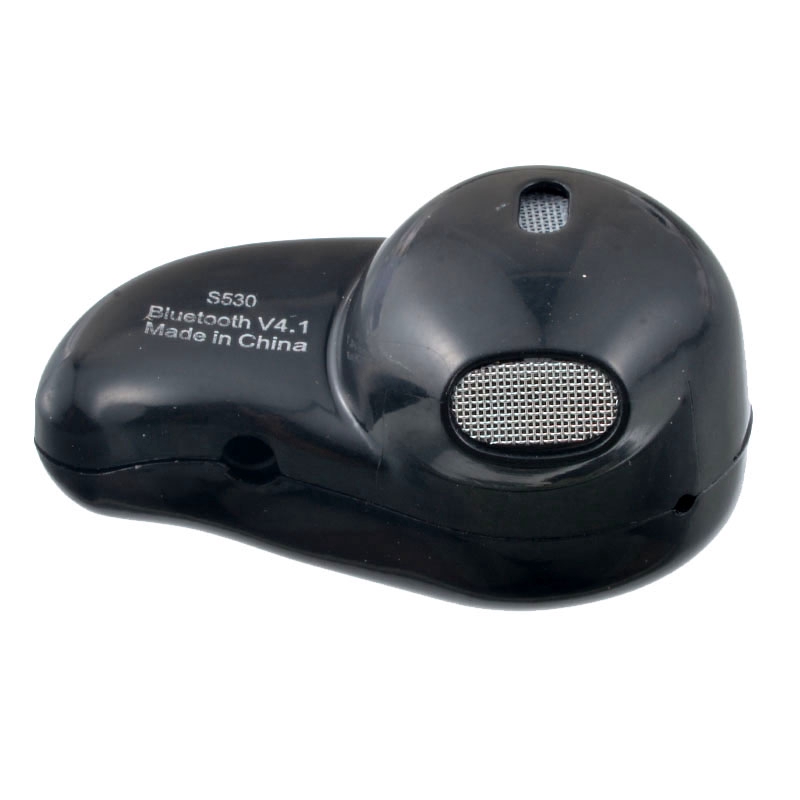 Tai nghe Bluetooth không dây mini màu đen / nâu