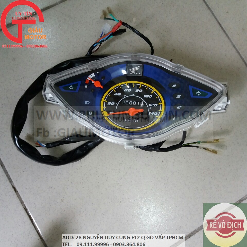 BỘ ĐỒNG HỒ TỐC ĐỘ WAVE S100 CHÍNH HÃNG HONDA