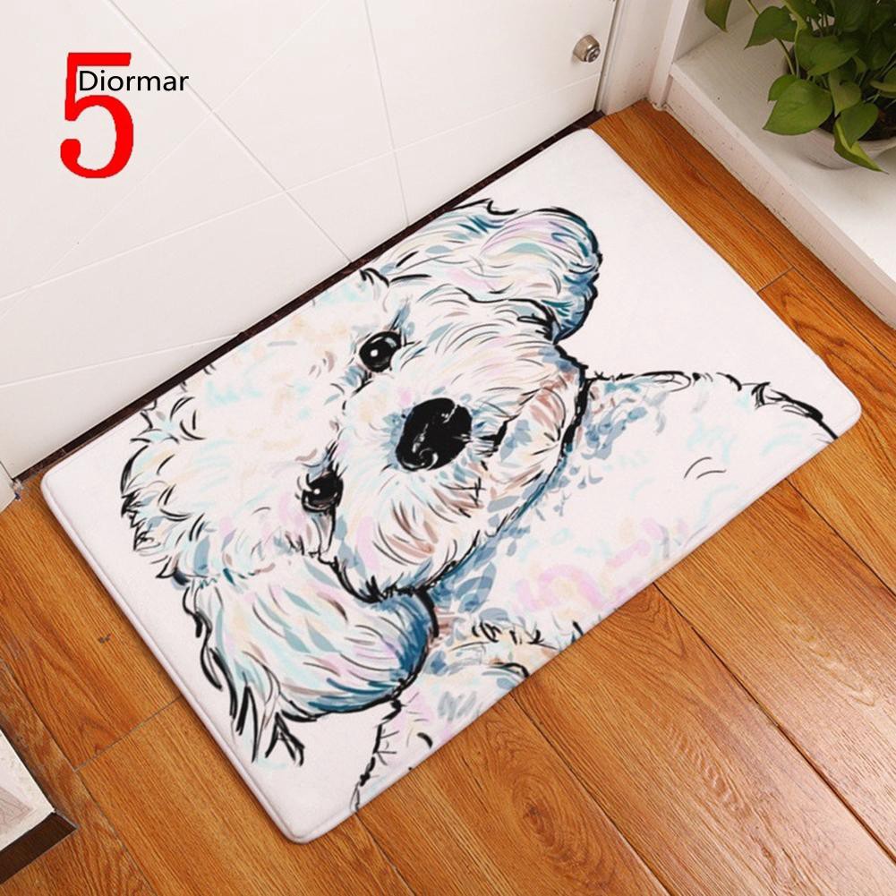 Thảm chùi chân chống trượt hình thú cưng đáng yêu