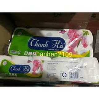 Bịch Giấy vệ sinh Thanh Hà (10 cuộn)