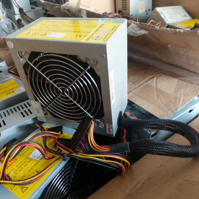 Nguồn máy tính ATX ARROW 500W fan 12 nguồn 24pin có đầu 4 Pin cáp SATA