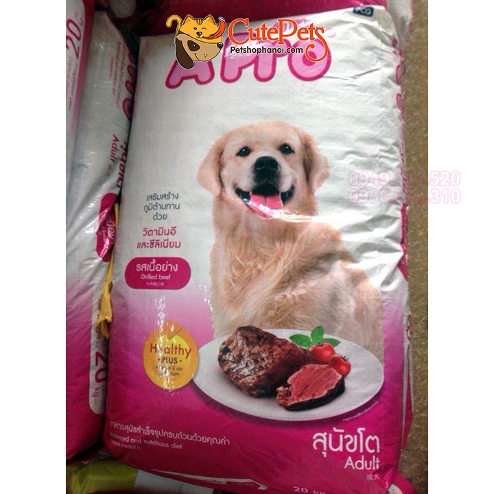 Hạt cho chó Apro Adult Grilled Beef Flavor 20kg- pet shop Hà Nội