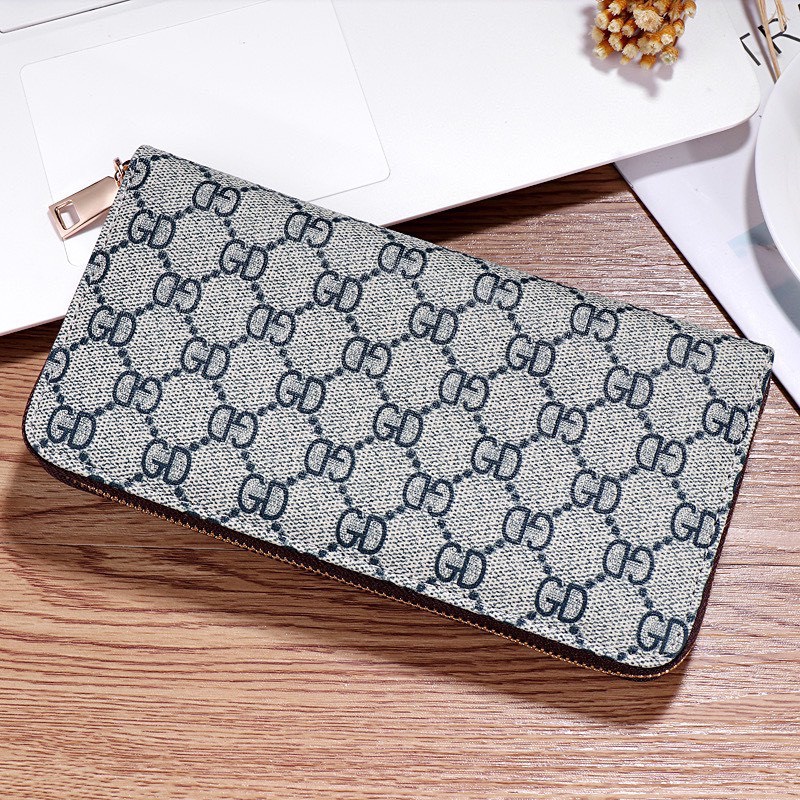 Ví nữ đựng tiền nhiều ngăn dáng dài 281 chất da cao cấp phong cách thanh lịch