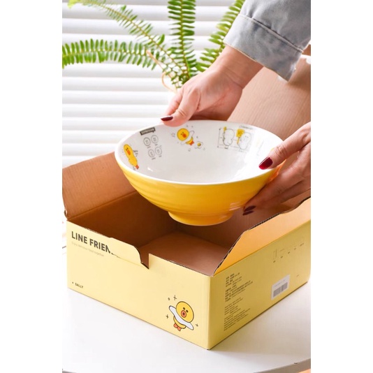 Tô Mì Ramen Line Friends Gốm Sứ Cao Cấp