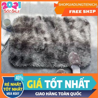 Thảm chùi chân lông loang,mặt sau chống trượt màu 05