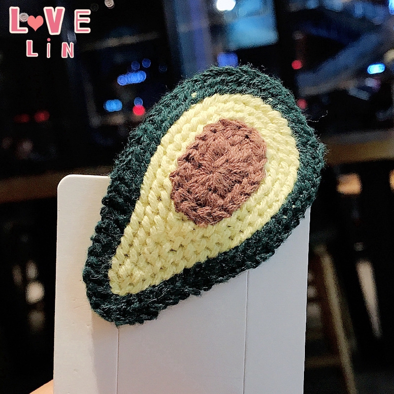 Kẹp tóc hình củ quả xinh xắn dễ thương cho nữ