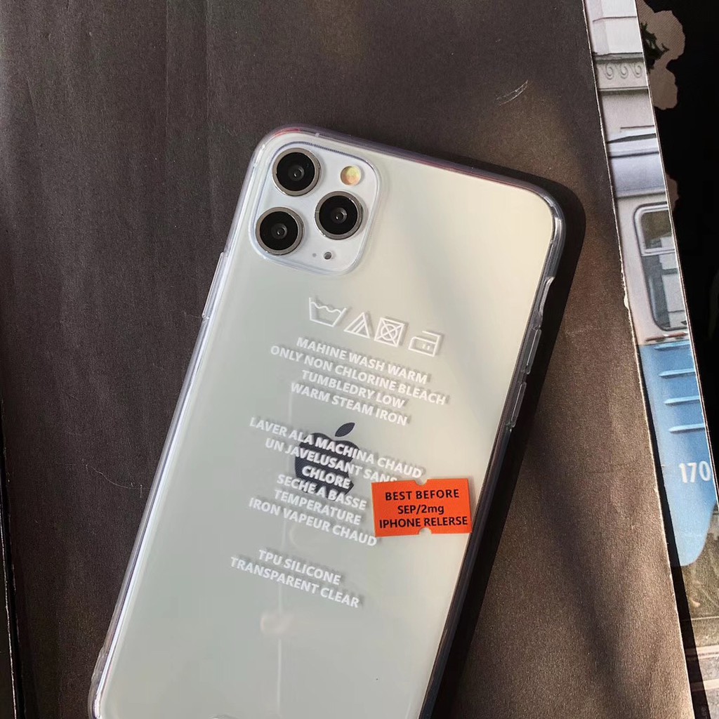 Ốp điện thoại dẻo in hình mác áo nền trong suốt độc đáo cho IPhone11 11Pro Max 7Plus 8 X XR XS Max | BigBuy360 - bigbuy360.vn