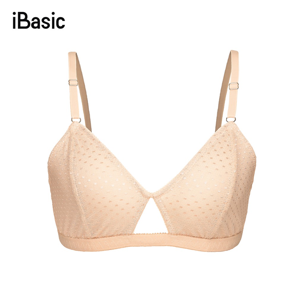 [Mã WABRMINI1 giảm 10% tối đa 30k đơn 99k] Áo bralette ren iBasic BRAY040