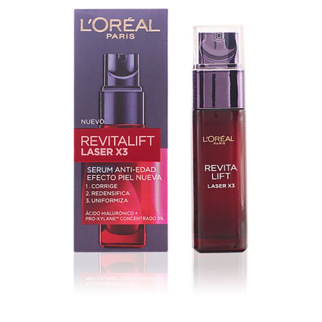 Serum  dưỡng da chống lão hóa L'Oréal REVITALIFT LASER X3 (40-50-60 T).

Made in Germany